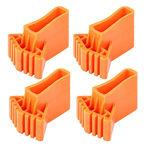 Preisvergleich Produktbild 4 Stück Leiterfüße PVC Leiterfüße Rutschfeste füße für Leiter Leiter Schutzpolster Leiter Fußkappen Ersatzteile Matte für Leiter für Teleskopleitern, Technische Leitern, Fischgrätleitern Etc