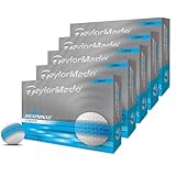 テーラーメイド(TAYLOR MADE) TMJ25 Tour Resp Stripe NEON BLU JPN dz ツアーレスポンス ストライプ ネオン ブルー ゴルフボール ホワイト ブルー (× 5)