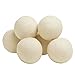 Produktbild 6 STÜCKE Wäsche Sauber Ball Wiederverwendbare Natürliche Organische Wäsche Weichspüler Ball Premium Organische Wolle Trockner Bälle Waschen Kleidung, 75mm