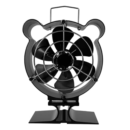 Ventilador de estufa silencioso que funciona con calor sin electricidad. Ventilador de estufa que funciona con calor, mejora la eficiencia de calefacción de tu habitación
