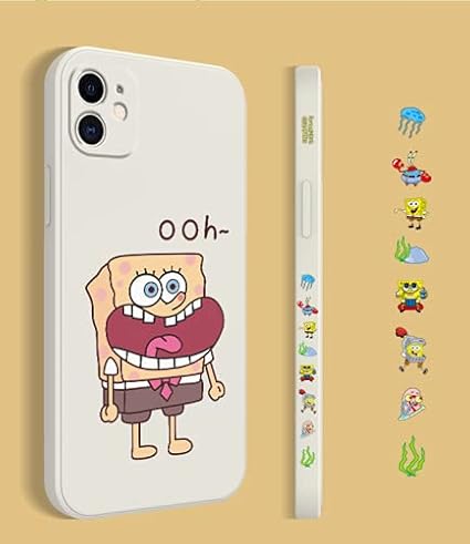 Amazon Co Jp Iphone 用 ケース スポンジボブ Iphone11 用 ケース Tpuシリコン 耐衝撃 レンズ保護 軽量 脱着簡単 漫画 かわいい スポンジボブ アイフォン 携帯カバー スポンジボブ ケース Iphone11promax A 家電 カメラ