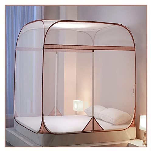 Mosquitera con cremallera contra insectos para dosel de cama de 1,8x2,2 m 2