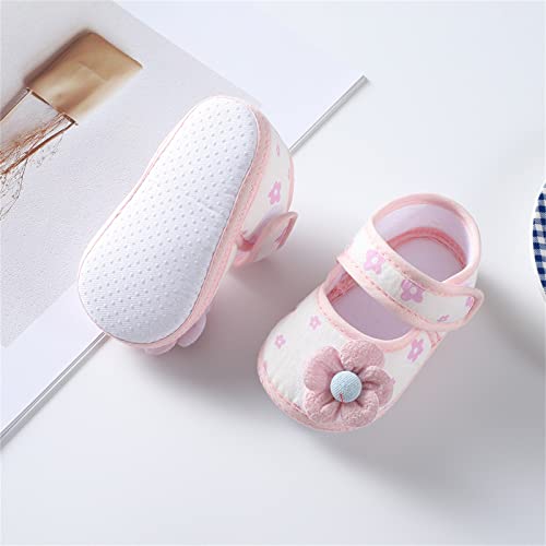 Baby Toddler Sandals Infant Girls Boys Shoes Flowers Princess Shoes Soft Sole Prewalker Summer Shoes (Pink, 4.5 Infant)4