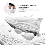 Women's Slip On Walking Shoes Running Comfortable Tennis Breathable Non Slip Athletic Gym Workout Cross Training Fashion Sneakers - Image 3