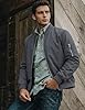 TACVASEN Bomber Jacket Mens Lightweight Summer Autumn Jacket Casual Sport Coat Baseball Jacket Windbreaker Grey 3XL #1