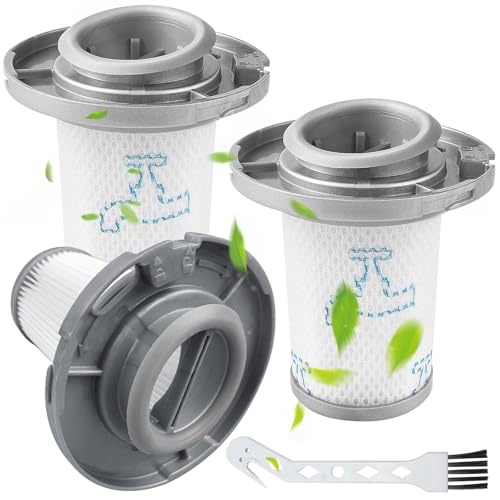 3PCS Filtre pour Rowenta ZR009005 ZR009006 de rechange pour Rowenta X-Force Flex 8.60 RH9611 RH9637...