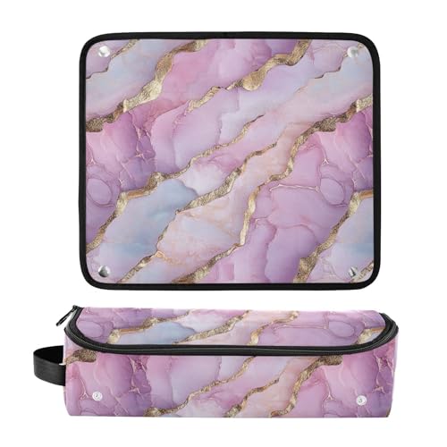 Bolsa de viaje para herramientas de cabello con tapete termoaislante miniatura 3