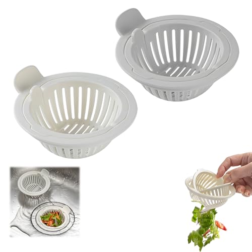 Colador para fregadero de cocina plástico 2 piezas