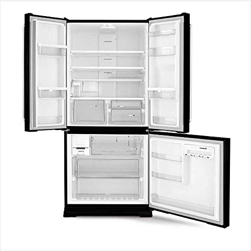 Geladeira Brastemp Frost Free Side Inverse 540 litros Preto com Ice Maker - BRO80AE 110V