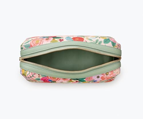 RIFLE PAPER CO. Garden Party Large Cosmetic Pouch for Storing Small Accessories, Includes Gold Zipper, Printed in Full Color with Stylized Pattern and Foil Stamped Logo4