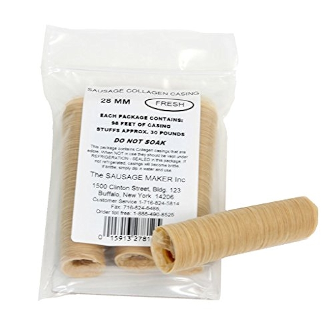 新鲜胶原肠衣 28mm