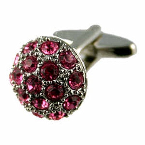 Gemelos de concha rosa cristal gemelos hombre accesorios camisa bolsa regalo