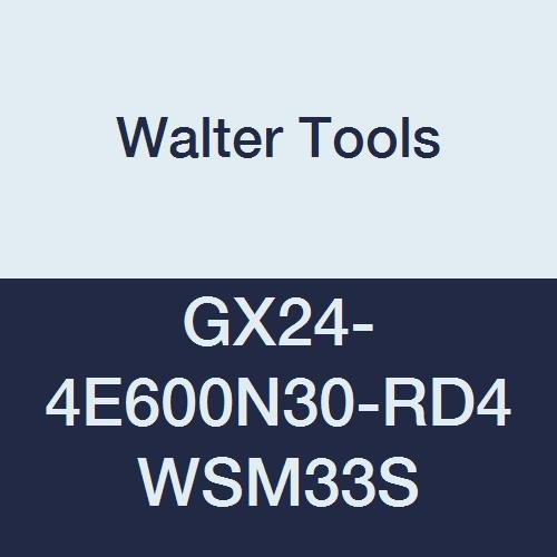 GX24-4E600N30-RD4 WSM33S Carbide Tiger-Tec Grooving Indexable Turning Insert, 0.118" Corner Radius (Pack of 10)
