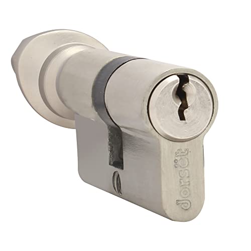 Image of Dorset Onix Mortise Door Lock for Main Door (10 inch) | Door Lock Handleset with 60 MM Key & KOB Cylinder | Durable Lockbody, Suitable for Door Thickness 32-38 mm | SC Finish