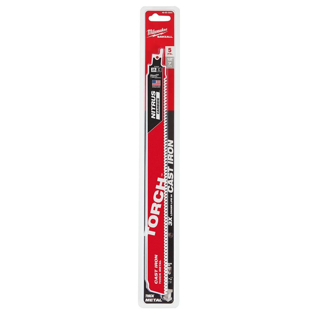 Milwaukee - Brzeszczot do piły szablastej 300x7 mm TORCH NITRUS (5) - 48005563