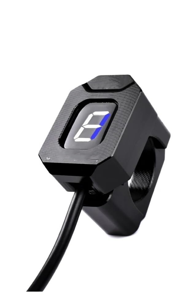 Indicatore di Cambio Marcia per Moto, misuratore Digitale a 1-6 Livelli per SV650 SV-650 SV 650 1999-2002, Anello Fisso per indicatore di Cambio Marcia Moto (Anello Fisso)