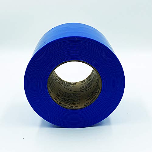 Mr. Shrinkwrap Roll of 4" x 180' Shrink Film Tape - Blue - MSW-704B