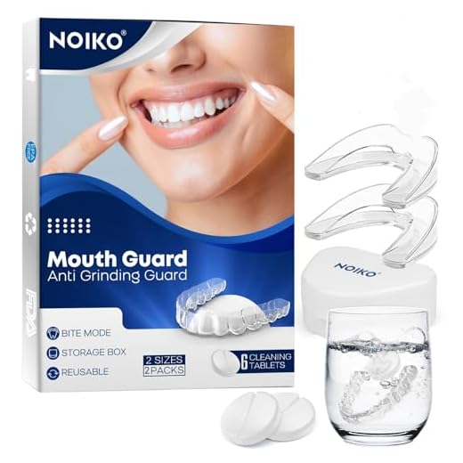 Mouth Guard for Grinding Teeth at Night, Mouth Guard for Clenching Teeth at Night Upgraded Safety EVA Material, Night Guards for Teeth Grinding, Anti Grinding Guard for Adult with 6 Cleaning Tablets