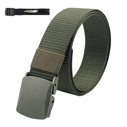 Image of Money Belt for Men Security Belt with Hidden Money Compartment Pocket, Cashsafe Anti-Theft Wallet Non-Metal Buckle