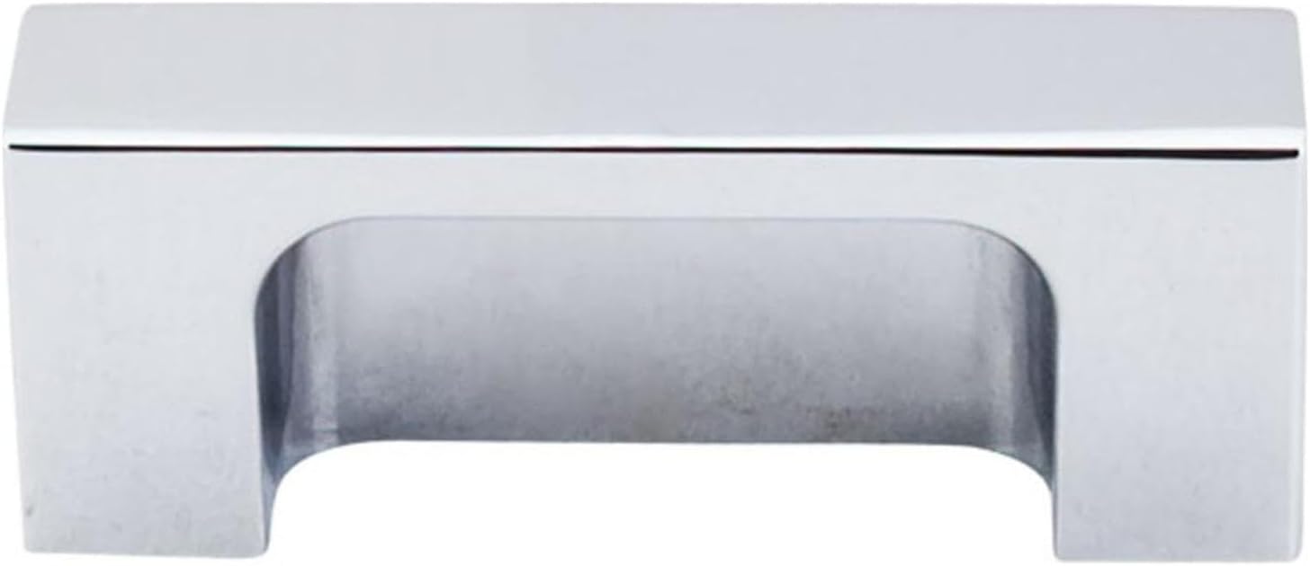 Top Knobs TK275PC Sanctuary II Collection 2" Modern Metro Tab Pull, Polished Chrome