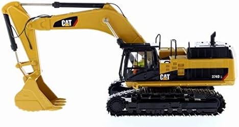 Miniatura 7 de para el camión acabado modelo DIECAST del COCHE del excavador hidráulico del CAT 374D L 1/50