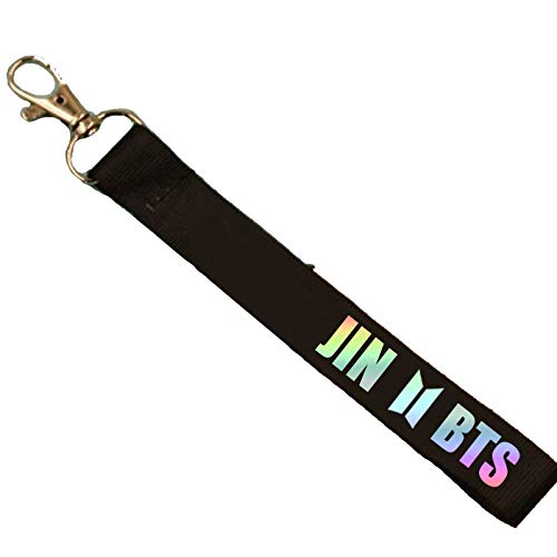BTS Keychain Laser Bangtan Boys Lanyard Jung Kook Jin Keyring Accessories