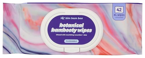 Bim Bam Boo, Flushable Wipes 42 Count