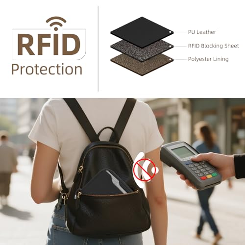 ZOPPEN Passport Holder Family Women/Men, Travel Wallet RFID Passport Wallet Travel Essentials Documents Organizer Zipper Case with Removable Wristlet Strap, Black