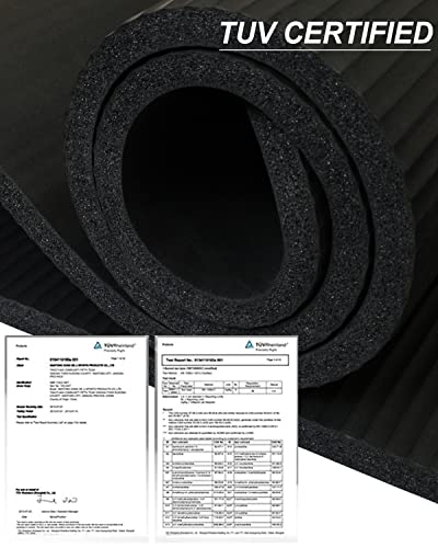 RYTMAT Esterilla Fitness Grande 190×90cm 15mm Gruesa Esterilla Yoga Antideslizante para Fitness Pilates Deporte Gimnasia Yoga - Imagen 5