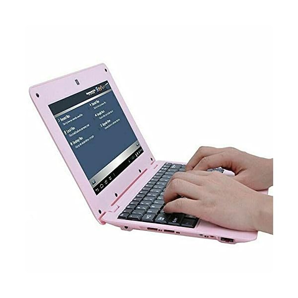 Tablets & Computers 10.1" Inch Kids Netbook Laptop, Powered by Android 6.0, Quad Core Processor, 1gb Ram, 8gb Storage, Bluetooth, WiFi, Customized Laptop Bag,-Pink - Image 3