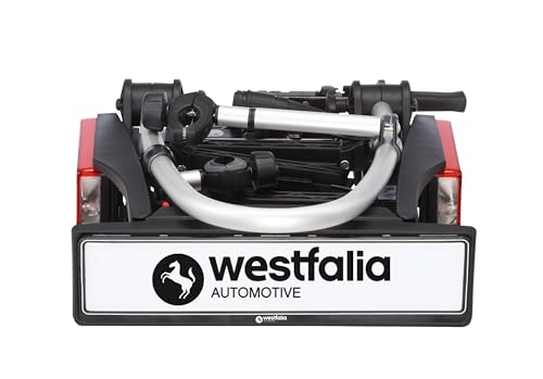Westfalia BC 60 Fahrradträger für die Anhängerkupplung - inklusiv Tasche | Kupplungsträger für 2 Fahrräder | E-Bike geeignet | zusammenklappbar