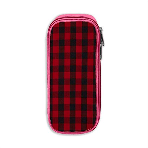 Preisvergleich Produktbild Schwarzweiss-Bleistift-Stift-Fall-Beu... Student Stationery Office Cosmetic Makeup Bag Storage Pink