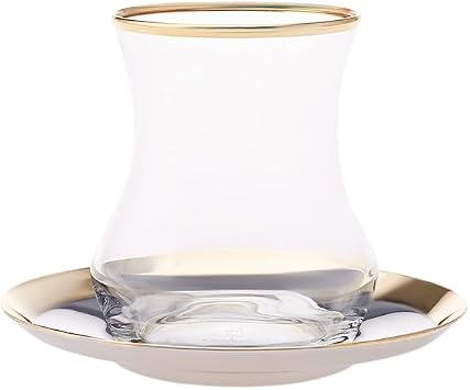 Karaca Pera Gold 18 Piece Tea Set