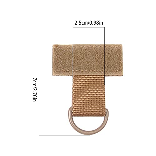 Cinchas tácticas Molle tipo D con hebilla de nylon para bolsas de senderismo 10 piezas 2