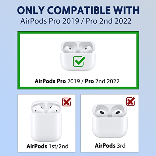 Joysolar For Airpods Pro 2019/Pro 2 Case 2022 Cute Cartoon Kawaii Cases For Apple Airpod Air Pods Pro Cover Cool Fun Funny Design Character Soft Imd Coves For Girls Girly Boys (Alien) #TOP1