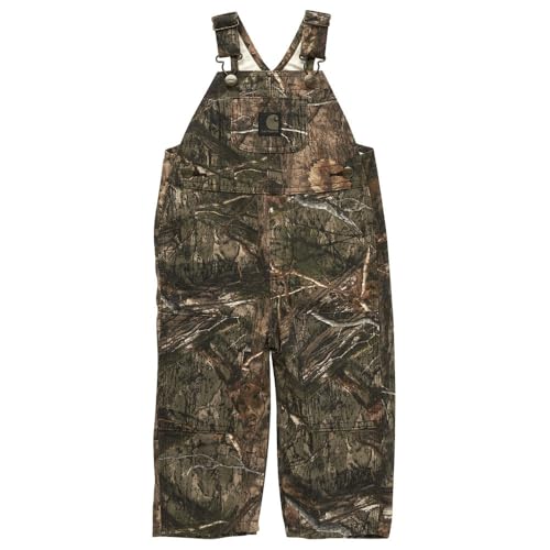 Image of Carhartt Kid's CM8758 Loose Fit Canvas Camo Bib Overall - Boy