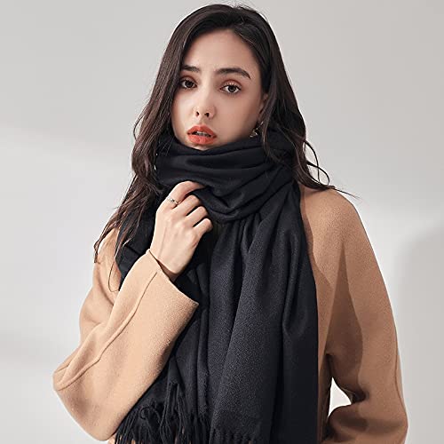 Sciarpa Sciarpa Donna Sciarpe Inverno Imitazione Cachemire Sentire Pashmina Scialle Involucri Morbidi Coperta Calda Sciarpe For Le Donne Regalo Sciarpa Invernale