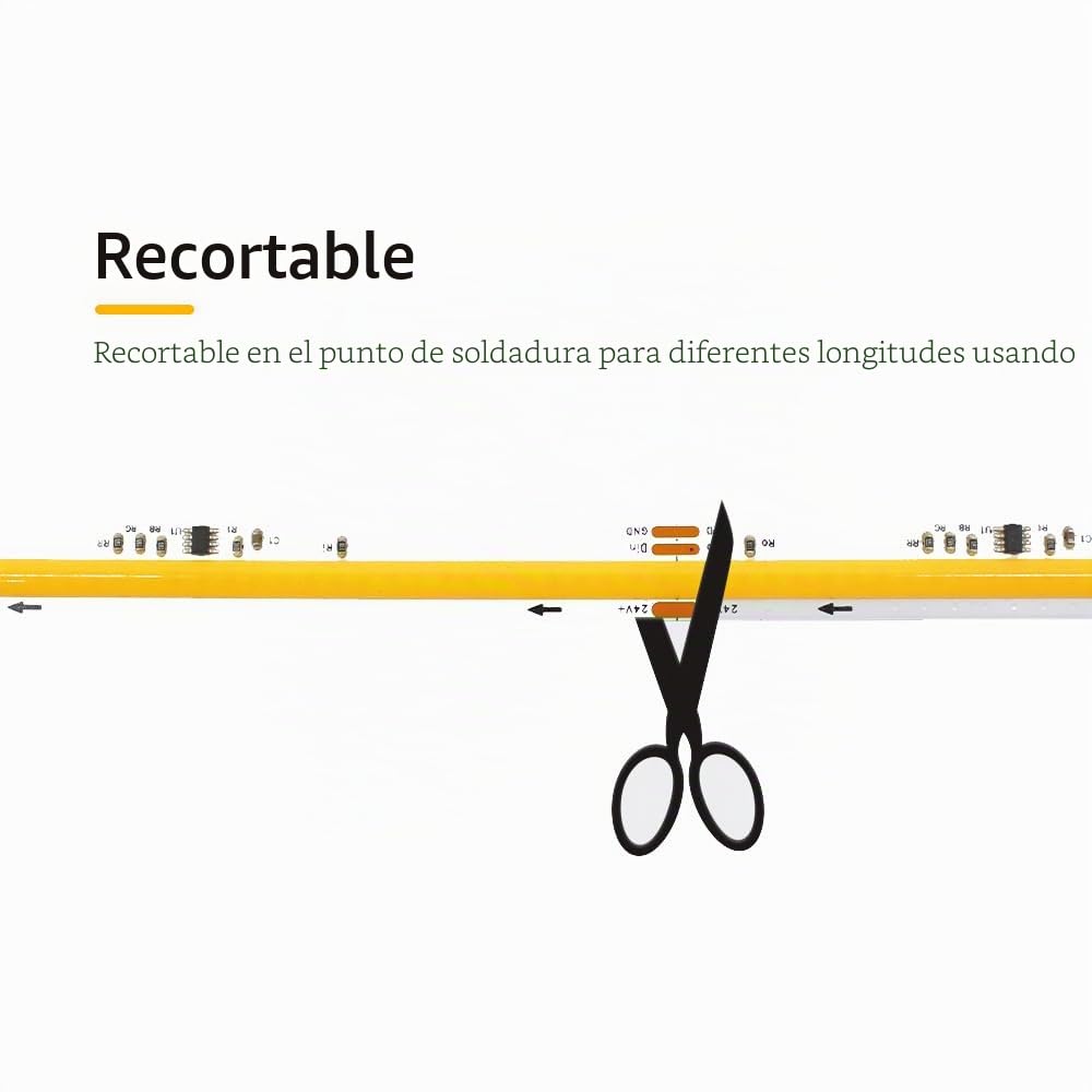 Ws2811 Tira LED de agua corriente blanca cálida de 24 V, 10 m secuencial, iluminación lineal, tira LED con controlador de panel táctil RF, 24 V, fuente de alimentación de 200 W