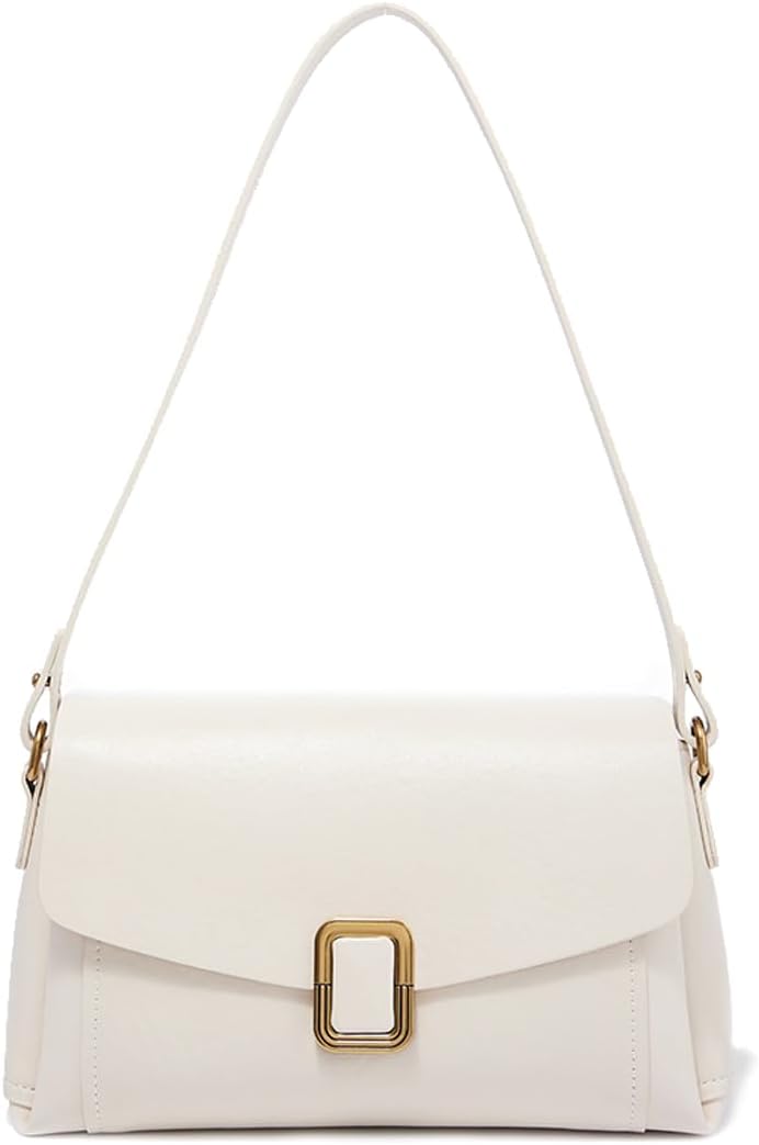 Genuine Leather Crossbody Bag for Women, Cowhide Leather Shoulder Purse for Daily Commute, Travel and Casual Use