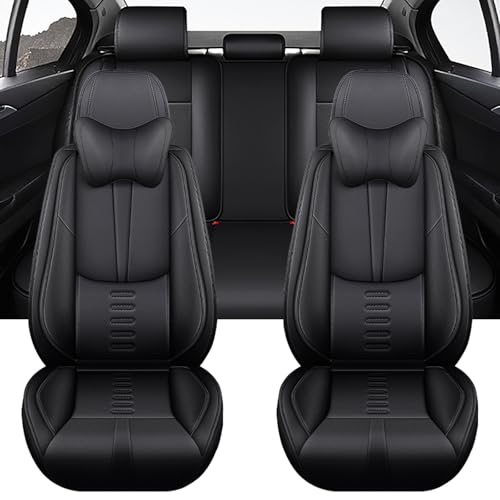 トヨタ シエンタ SIENTA 170系 10系 に適用 カーシートカバー 5席 新型 車用 シートカバーセット レザー カーシート保護 滑り止め 通気性 取り付け簡単 アクセサリー(黒,豪華版)