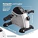 PORTENTUM Pedaltrainer für Senioren mit LCD-Display 6 Funktionen – Beintrainer im Sitzen kompakt mit einstellbarem Widerstand und Tragegriff – Tragbares Design als Mini Heimtrainer für Zuhause