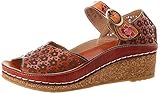  Laura Vita Damen FACSCINEO 03 Peeptoe Sandalen, Braun (Camel Camel), 37 EU