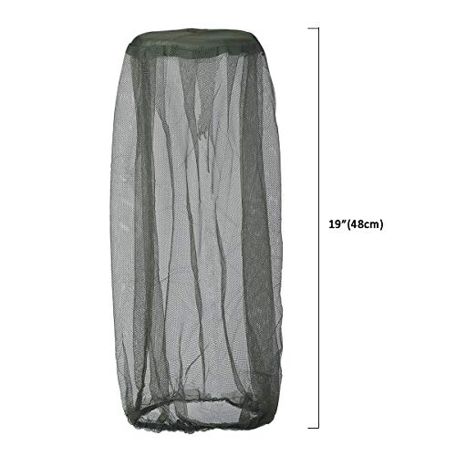 Flammi Mosquito Head Net Mesh Face Neck Protection from Insects Bugs