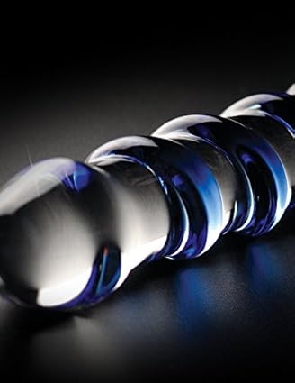 Pipedream Icicles® No. 5, Clear & Blue, 17,8 cm