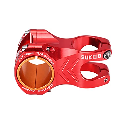 BESNIN Potence de vélo 31,8 mm 35 mm 50 mm en aluminium CNC pour la plupart des vélos, VTT, BMX, vélo de route Cover