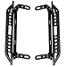 Hobbypark Metal Side Pedal Step Running Boards Foot-Plate for Traxxas TRX4 TRX-4 1/10 RC Crawler Body Shell Accessories (Black)
