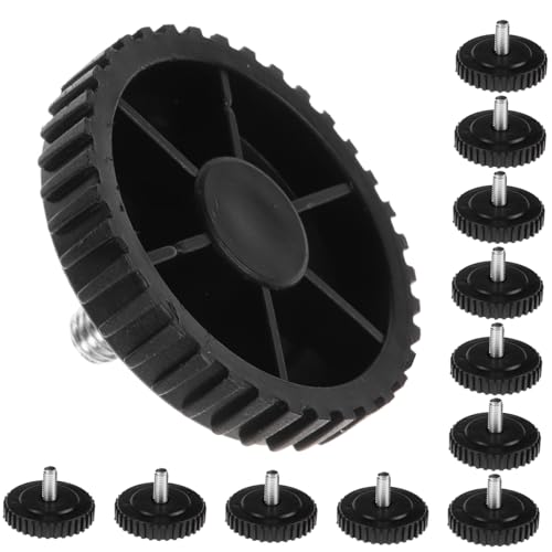 Image of balacoo 60pcs Non- Furniture Feet Pads Adjustable Plastic Table Levelers for Stability Design for Chairs Cabinets Machines Floor Shock Absorption