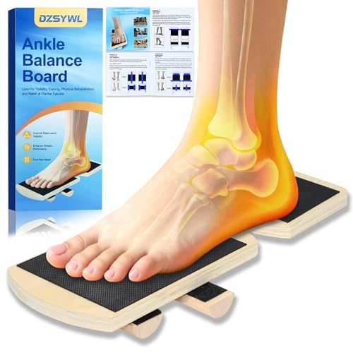Ankle Balance Board & Ankle Strengthener for Physical Therapy Rehab, Plantar Fasciitis Relief, Stability Training, Balance Training – Foot Strengthener & Single Leg Balance Board