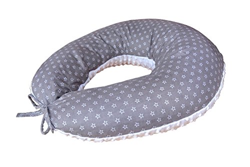 334 – 143 – 01 cuscino per allattamento Minky Plus cotone, 175 cm, Bianco