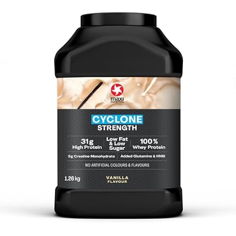 MaxiNutrition Cyclone Vanilla Protein Powder Cover